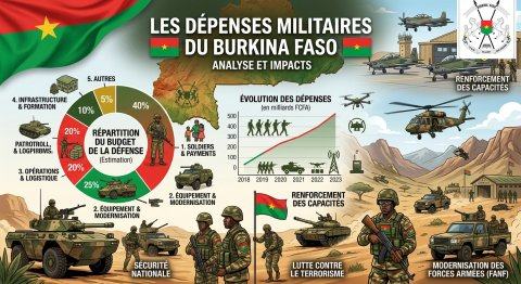 Analyse de l'impact de la crise sécuritaire sur les dépenses militaires du Burkina Faso