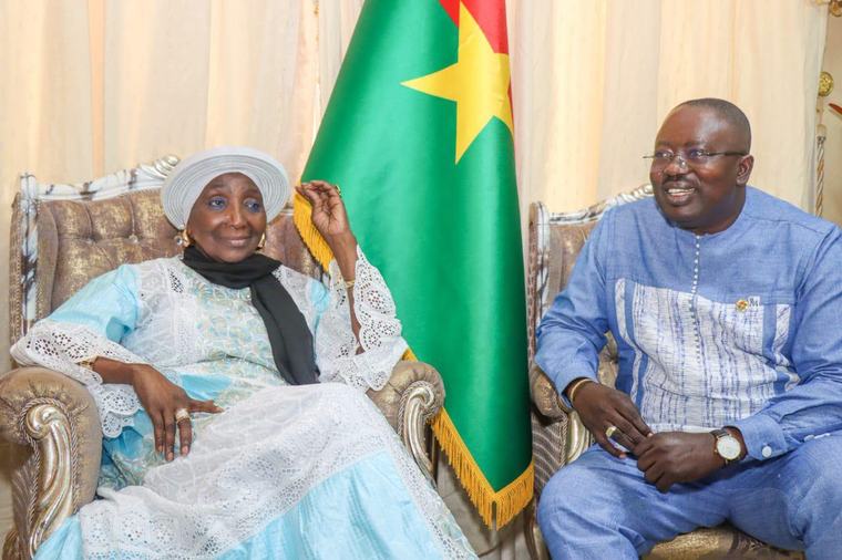 Carnet d’audience du PDS de la commune de Ouagadougou : Aïcha Koné apporte son soutien au Burkina Faso et à la dynamique de l’AES